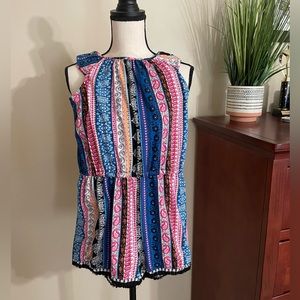 Joey B Girls Medium Romper Striped